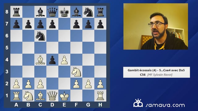 1.e4 e5 Gambit Écossais (4/5)